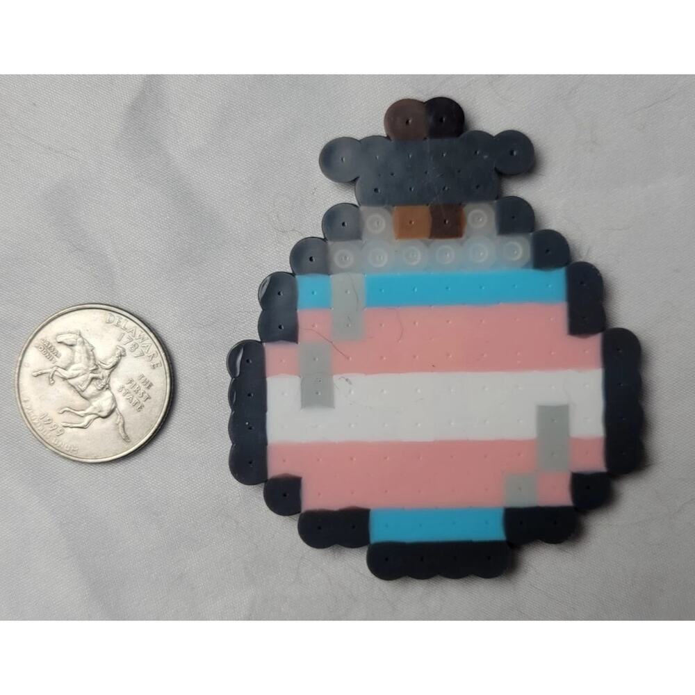 Transgender LGBT Potion Perler Pixel Art